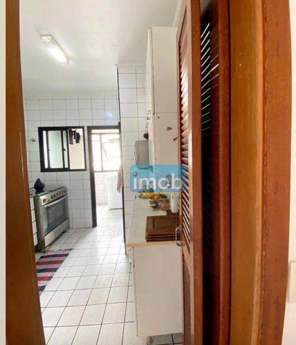 Imagem 11 de 17 de 50mts Da Praia , Apartamento Em Predio Com Elevador, 2 Dorms, 2 Wcs, Dep. Empregada E Vaga De Garagem Demarcada. - Ap7979