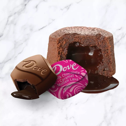 Chocolates Dove Con Centro Caramelo Derretido Molten Lava