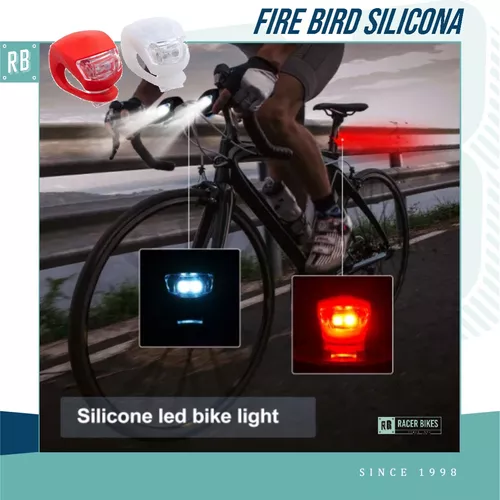 Kit Luces Bicicleta Delantera Trasera Fire Bird Silicona