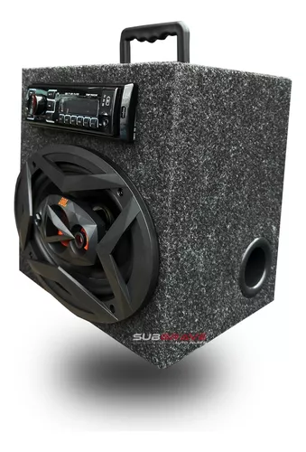 Caixa Bob Residencial 6x9 Jbl Subgrave Fm Usb Bluetooth Car