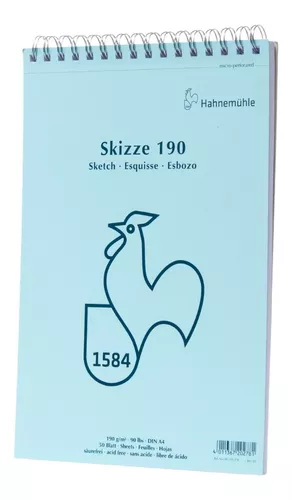 Hahnemuhle Skizze Sketch Pad 190g/120g, Clear Bold Design Bright White,  Acid Free and Age Resistant. for Dry Painting Techniques - AliExpress
