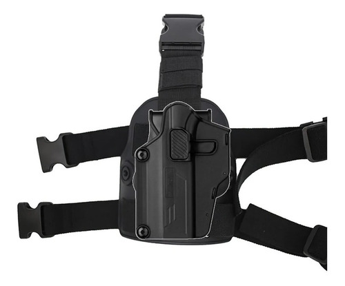 Holster Piernera Serpa Izquierda Para Beretta 92 96 M9 Zurdo