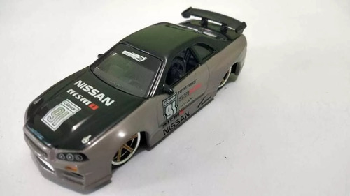 Jada Toys 2002 Nissan Skyline Raicer Gt-r P34 Real Riders