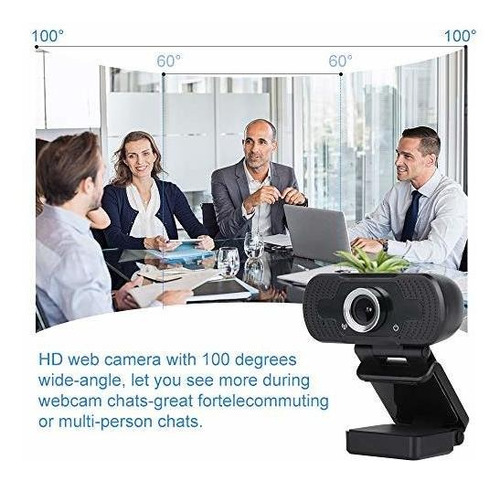 Cam Microfono 1080p Hd Streaming Computer Camara Usb Pc