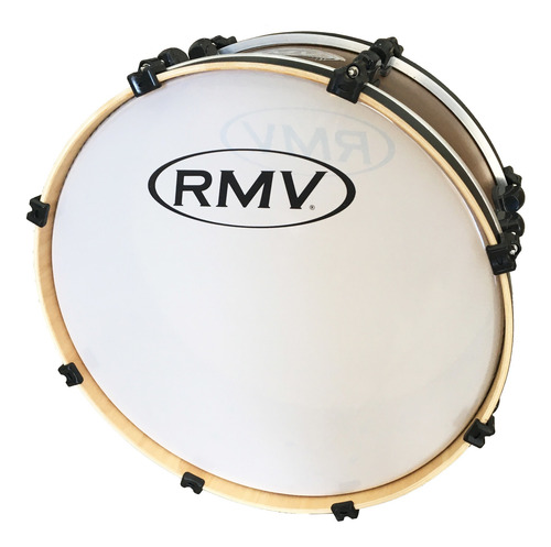 Imagem 3 de 11 de Kit Zabumba Rmv + Capa Luxo + Correia + Baqueta Maçaneta