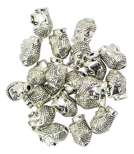 . 20pcs 3d Buda Charms Colgantes De Plata Tibetana