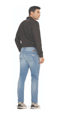 Imagen 2 de 2 de Jean Hombre Lycrado Bota Recta Gran Jeans