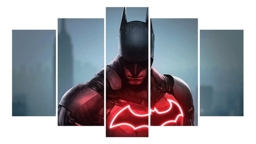 Cuadros Decorativos Modernos De Batman Rojo Y Negro | Cuotas sin interés