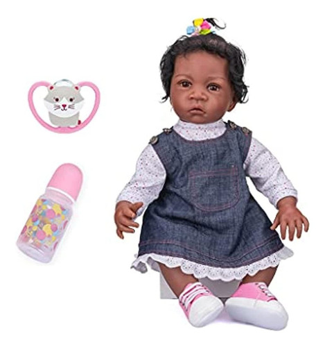 Pinky Lifelike Reborn Baby Doll Girls Realistic Cloth Body 2