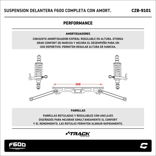 Imagen 7 de 8 de Tren Delantero Fiat 600 Laser Collino C/ Amort. Regu. Full