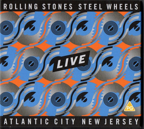 The Rolling Stones Steel Wheels Live Atlantic City 1dvd+2cds