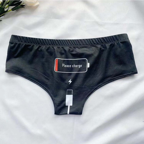 Divertidas Bragas Elásticas Para Mujer Con Estampado «please