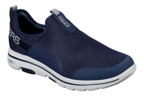 Zapatillas Skechers Hombre Go Walk 5 Downdraft Navy Grey