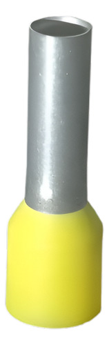 100pzs Terminal Eléctrica Tipo Ferrul, Punta O Tubular Amarilla Para Calibre 10awg / 3.5mm O 6mm2 Weidmuller Conexel 9019220000