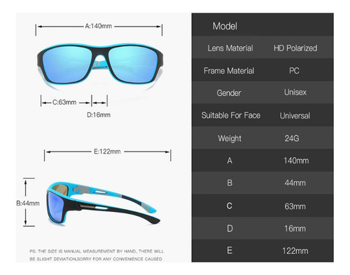 Gafas De Sol Polarizadas Uv400 De Moda Para Hombre Al Aire L