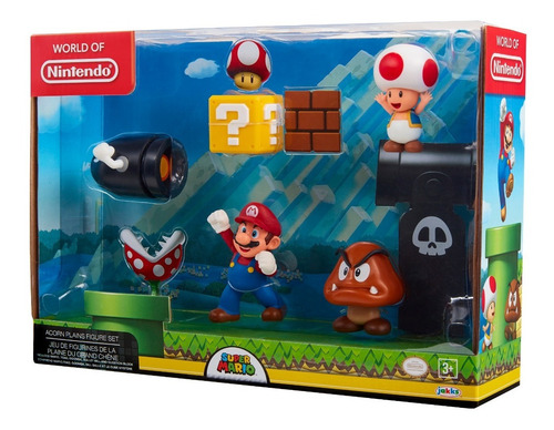 Figuras Jakks Set World Of Nintendo Super Mario Bros Bowser