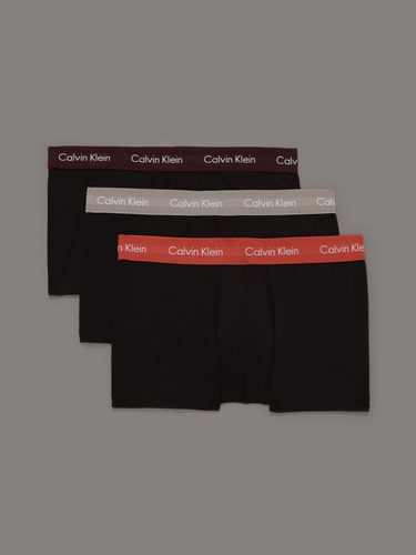 Trunks Multicolor Calvin Klein Cotton Stretch Pack 3 Hombre