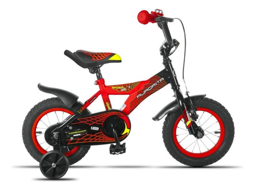 Bicicleta Bmx Aurora Spider R12 // . Color Rojo