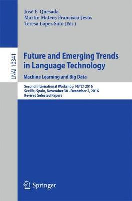 Libro Future And Emerging Trends In Language Technology. ...