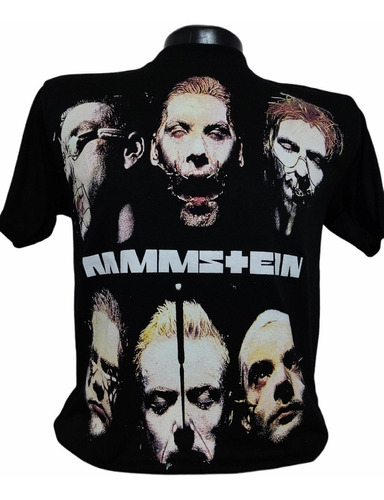 Camiseta Estampada Rock Rammstein Cl