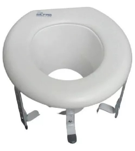 Asiento Eleva Inodoro Regulable Altura 18 Cm Aluminio Silfab