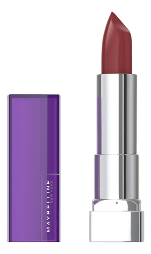 Lipstick Maybelline Color Sensational Cream Finish Plum Para