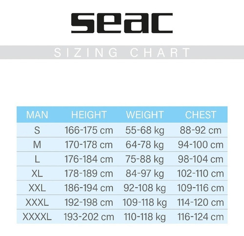 Imagen 2 de 2 de Traje De Neopreno Para Buceo Apnea O Pesca 3.0mm Seac Sense