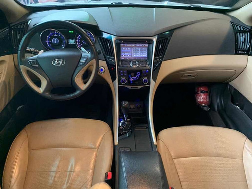 Hyundai Sonata 2.4 Gls 2013 Branco+teto+banco Caramelo