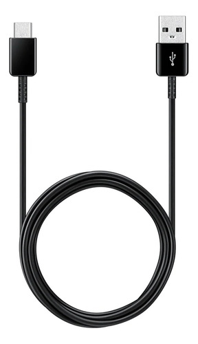 Imagen 1 de 1 de Cable usb 3.0 Samsung negro con entrada USB salida USB Tipo C