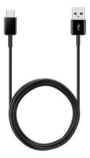 Cable usb 3.0 Samsung negro con entrada USB salida USB Tipo C