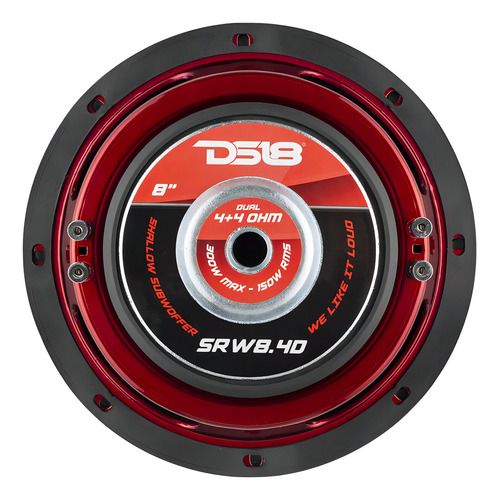 Subwoofer Ds18 Srw8.4d 8 PuLG 300w Máx 150w Rms 4 Ohm Dvc
