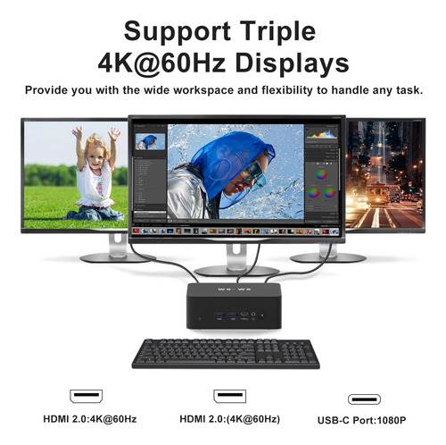 Wo-we Mini Pc Amd Ryzen U (até 3,70ghz), 8 Gb Ddr4 Ram 256gb