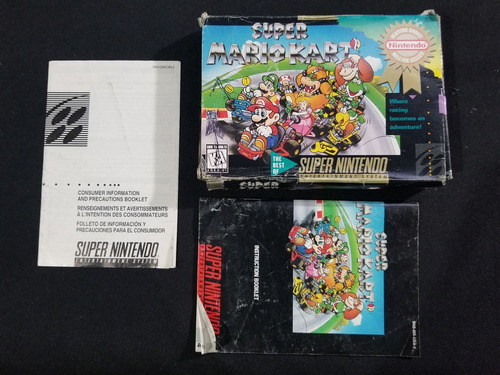 Super Mario Kart Solo Caja Con Manual
