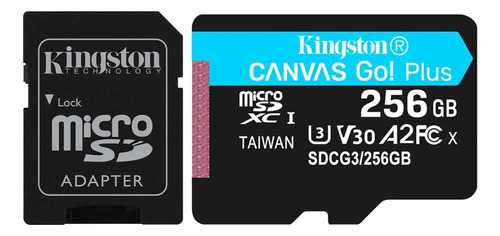 Memoria Kingston Microsd 256gb Class (10) 170mb/s Canvas