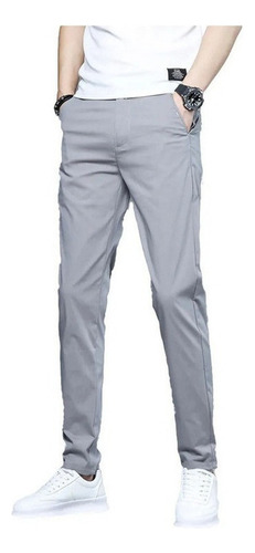 Pantalones De Hombre Sencillos, Elegantes, Cómodos