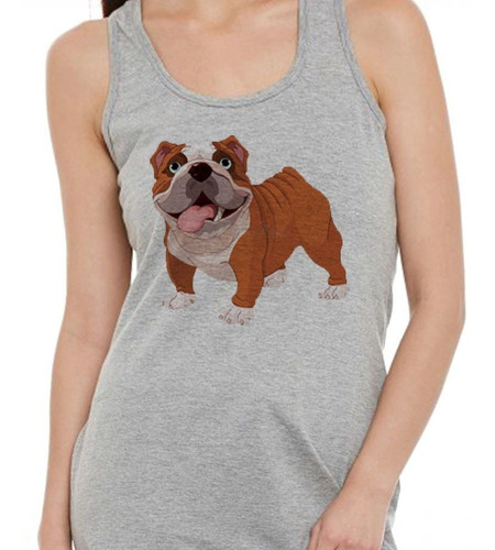 Musculosa Bulldog Ingles Feliz