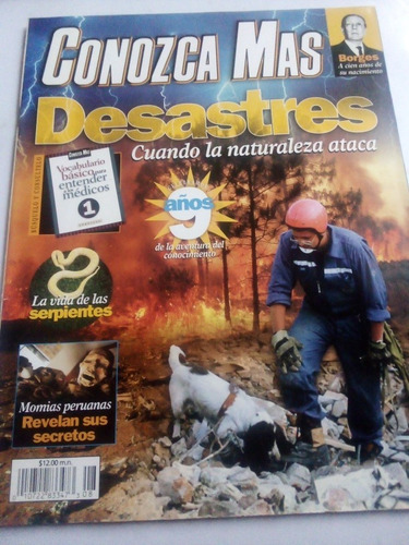 Revista Conozca Más Año 10 No. 8 Desastres Borges Momias Y +