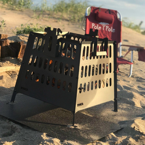 Fogonero Brasero Armable Cuadrado Parrilla Bosca Asador