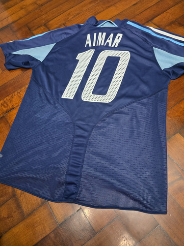 Camiseta Suplente Selección Argentina 2005/06 Aimar 16 M (Usado)
