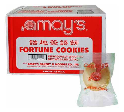 Galleta Fortuna Amays 320 Pzs Aprox 2.7kg Usa