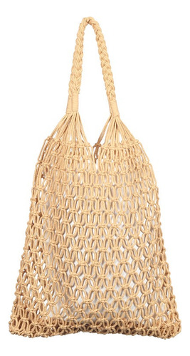 Bolsa Macrame Caqui