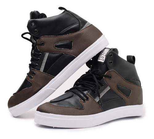Zapatillas Botas Moto Vértigo Ecocuero C/refuerzo. Tienda Of