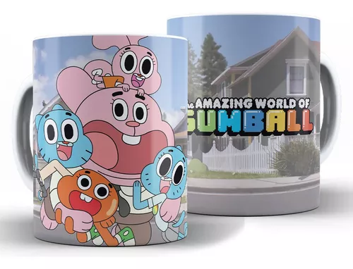 Caneca O Incrível Mundo de Gumball Personagens