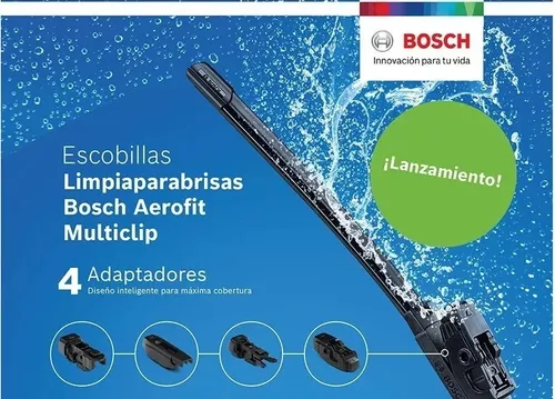 Kit 3 Escobillas Limpiaparabrisas Bosch Aerofit - Clio Mio