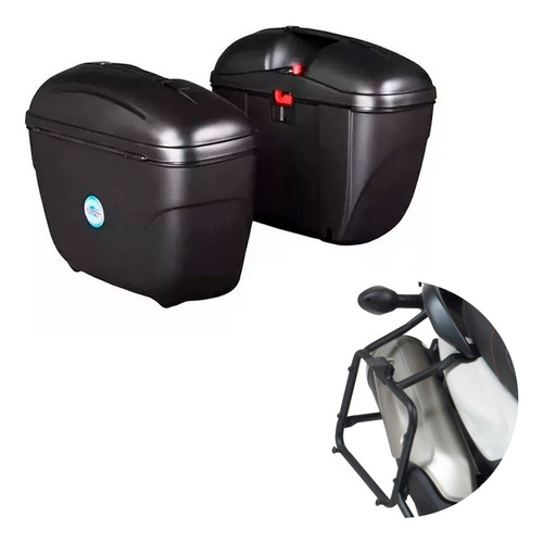 Kit Baules Laterales 21 L Soportes P/ Suzuki V Strom 650