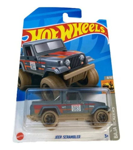 Hot Wheels Jeep Scrambler Gris 2023