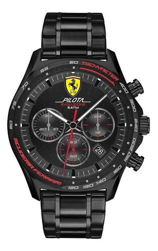 Reloj Ferrari Caballero Color Negro 0830716 - S007