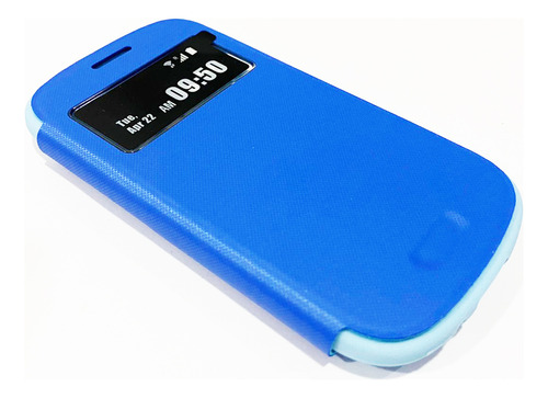 Funda Flip Cover Para Samsung Galaxy S4 Azul