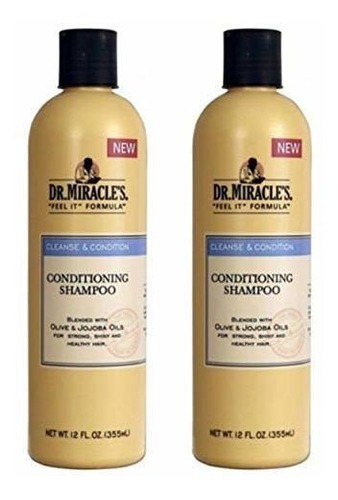 Champú - Dr. Miracles Champú Limpieza Y Condición 12 Oz (paq