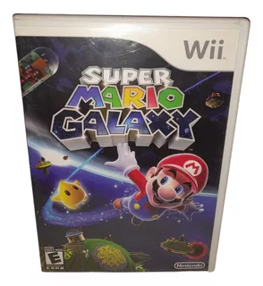 Solo Caja Y Manual Original De Super Mario Galaxy Wii